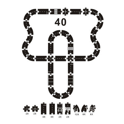 Flexible Spielstraße