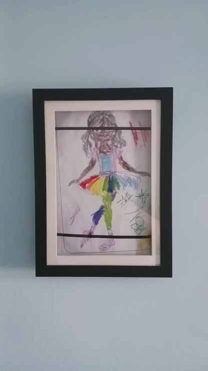 Bilderrahmen für Kinderkunstwerke